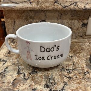 Dad's Ice Cream White Mug
